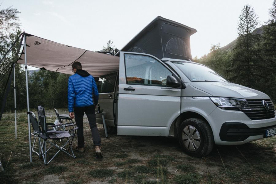 Ecocamper Vordach als Sonnen- oder Regenschutz