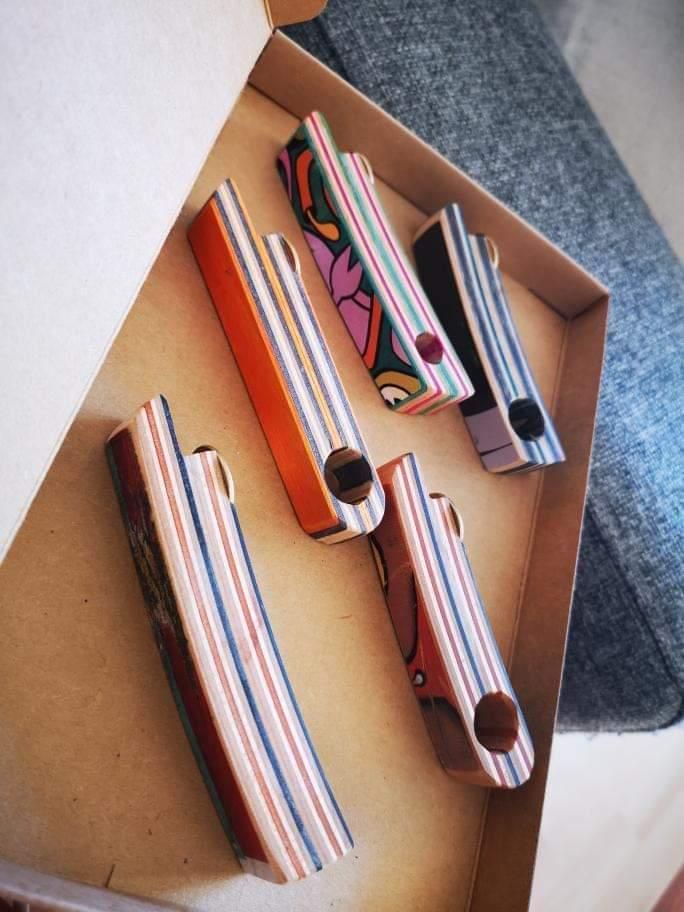EcoCamper Flaschenöffner aus upgecycelten Skateboards
