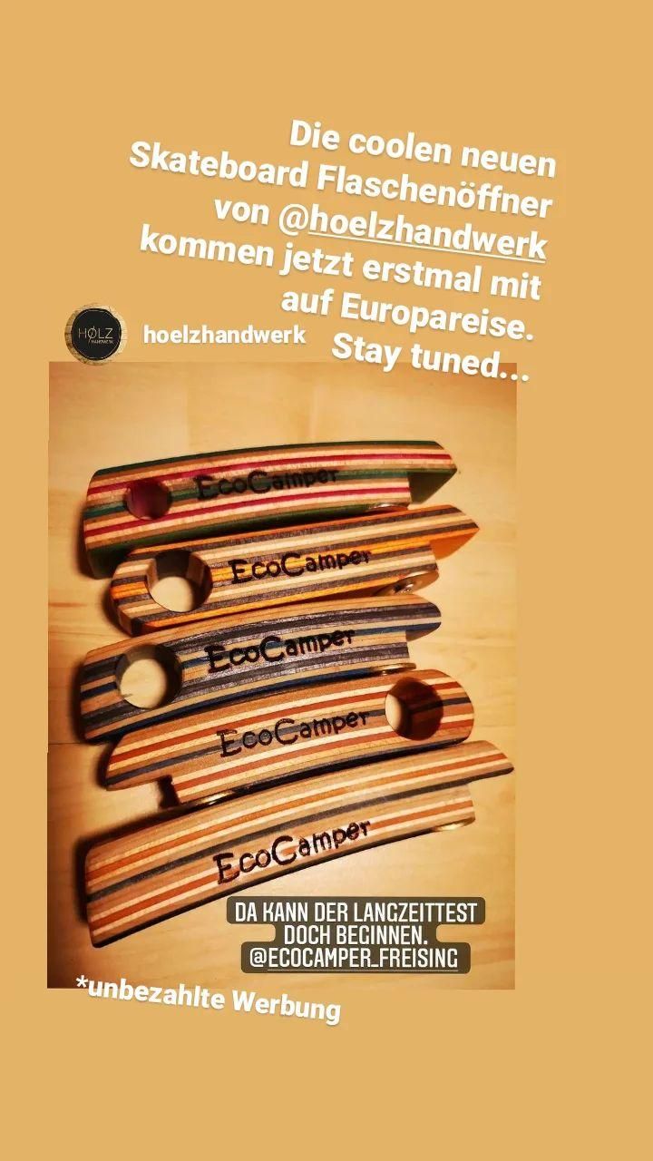 EcoCamper Flaschenöffner mit einzigartigem Design