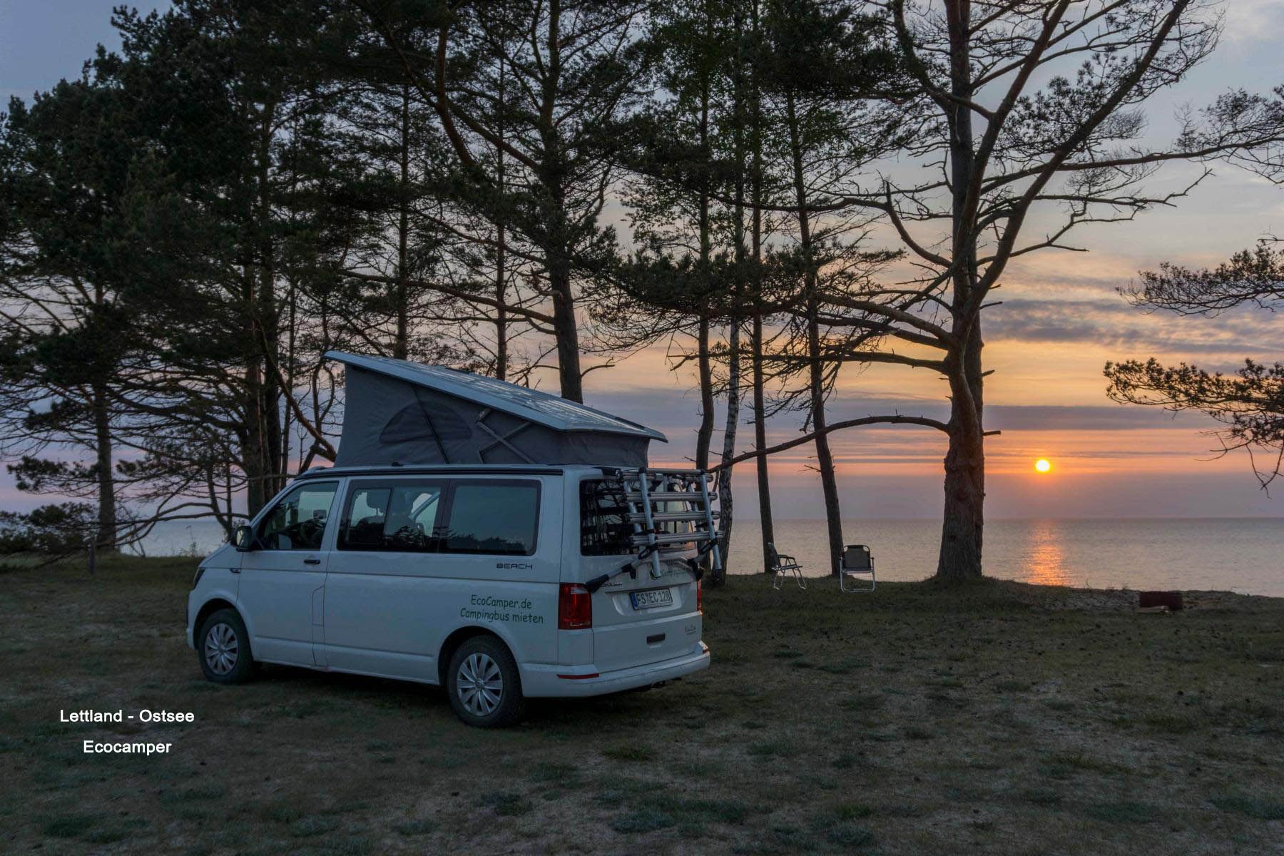 Ecocamper in Lettland an der Ostsee