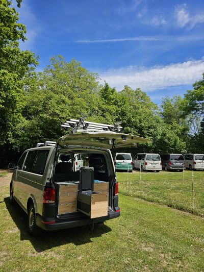 Verkauf VW T6.1 Transporter mit Heckküche von Vanessa mobilcamping