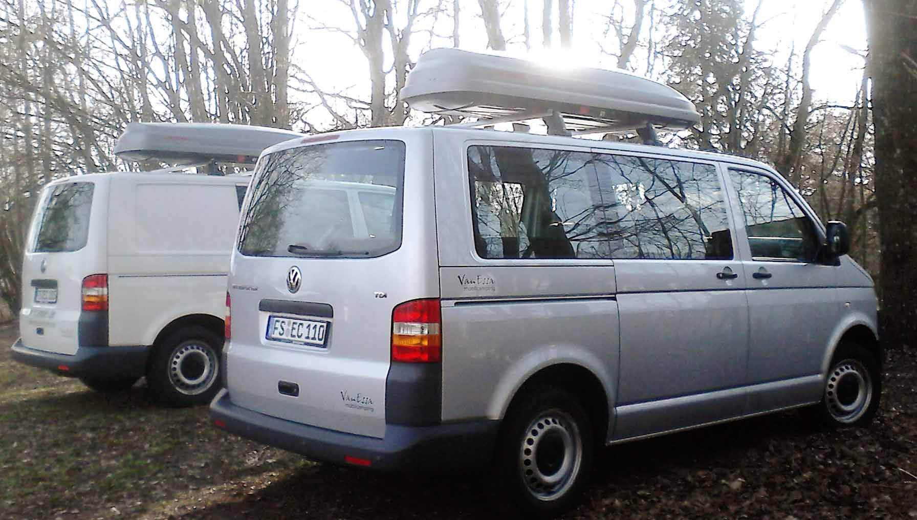 EcoCamper Dachträger + Dachbox